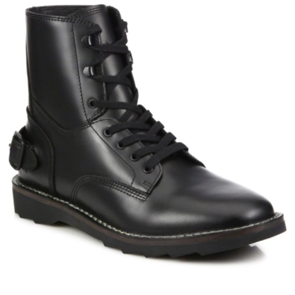 Coach Other - Coach 1941 Leather Combat Boots Black Leather